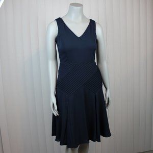 Ann Taylor Sleeveless Navy Dress size 6